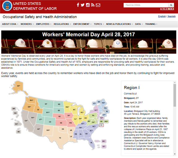 [해외소식]오바마는 매년 성명을 발표했고, 트럼프는 하지 않았다- 산재사망 노동자 추모의 날 (Workers’ Memorial Day)